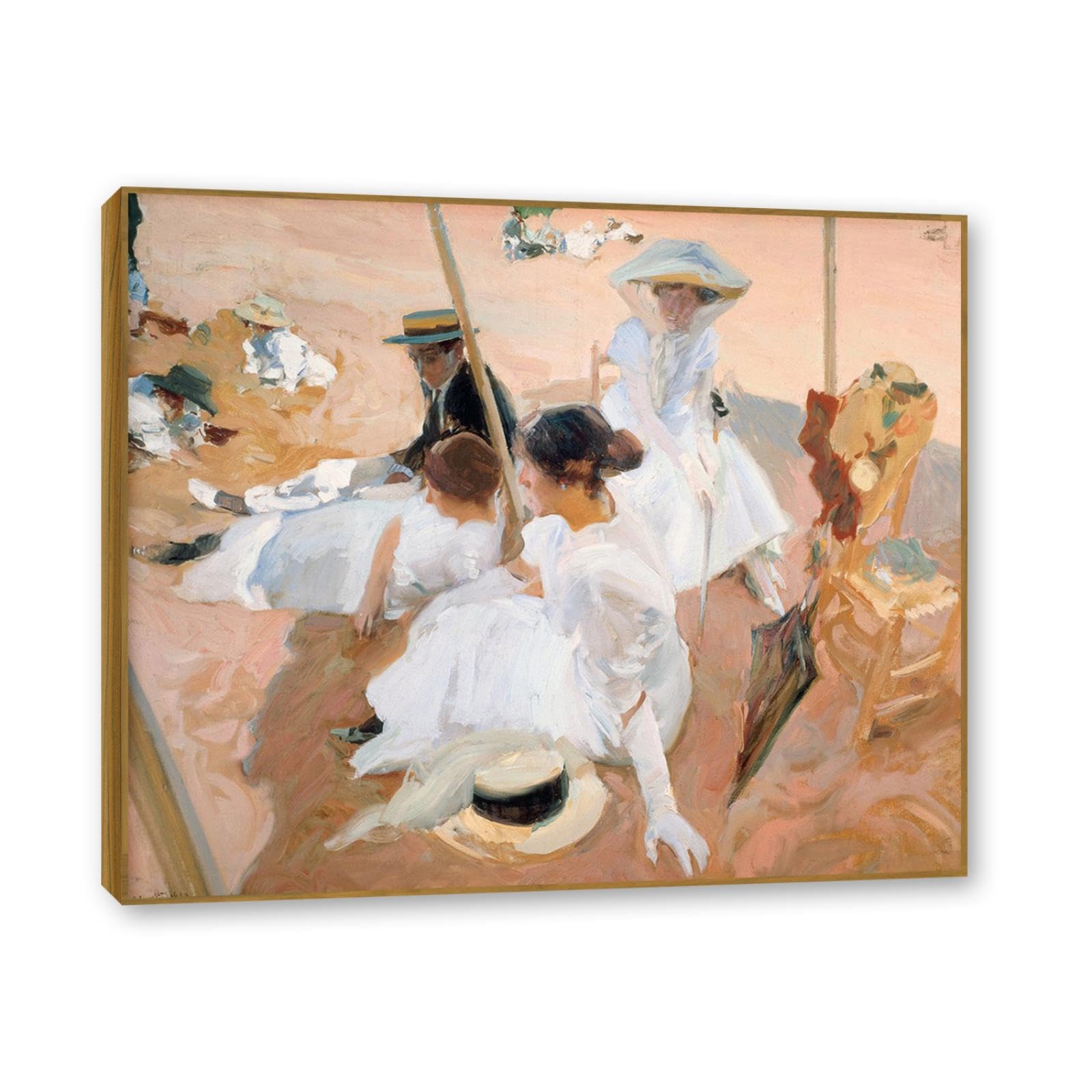 Amazon.com: NHLDZYH Teak Color Frame - Impressionist Art Prints