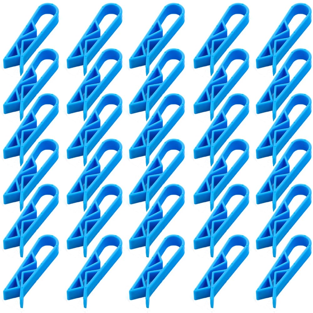 30 PCS Garbage Bin Clips Anti-Slip Waste Bin Bag Clamp Clips Plastic Trash Can Clip Trash Bag Holder for Kitchen Garbage Waste Trash Can Junk Bag Fixed Clips