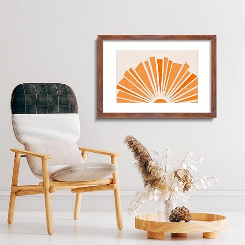 Vista 478 de LaVie Home - Portarretratos de 18 x 24 pulgadas, fotos de 16 x 20 pulgadas con paspartú, de 18 x 24 pulgadas sin paspartú, plexiglás pulido, Negro