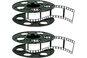Beistle 2-Piece Vintage Film Reels for Decoration with 9" & 15" Filmstrip...