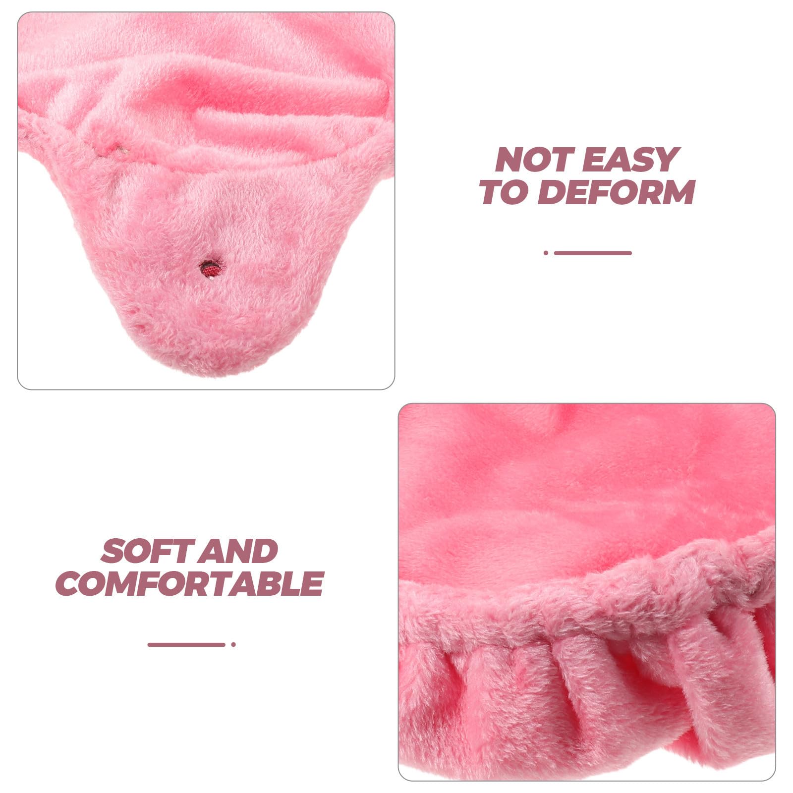 Beaupretty Hamac pour Chat en Peluche Rose Structure en Acier, Design Fermé Facile à Nettoyer, Forme Ronde Grosse Cuillère, pour Arbre à Chat ou Plateforme de Remplacement