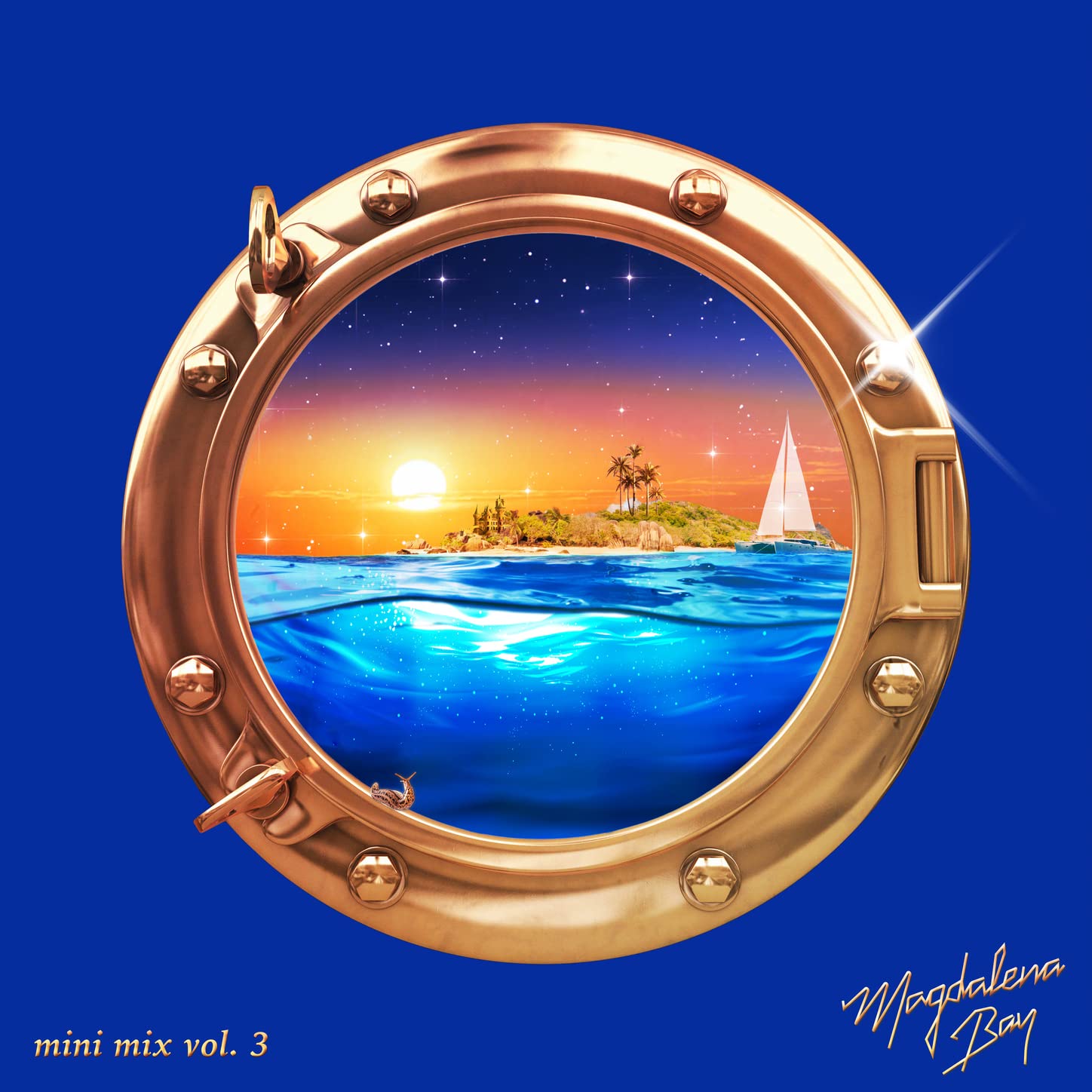 Album cover from Magdalena Bay's "Top Dog"