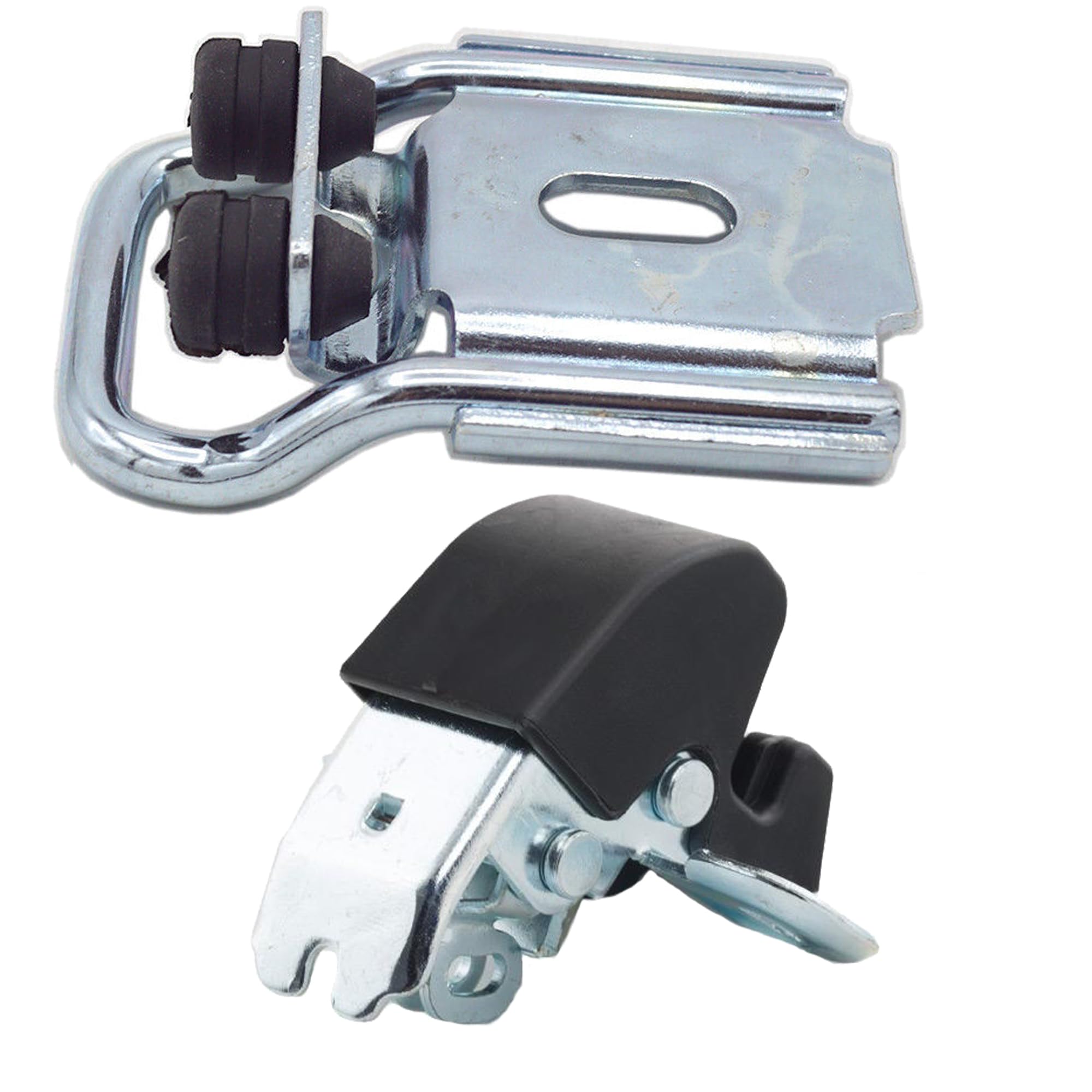 Partsline serrure bas de porte battante arrière avec plaque compatible avec Renault Master 2 II Opel Movano A Interstar X70 - équivalent à 7700351415 7700352439 7700353757