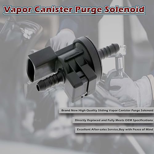 Miniatura 5 de Evap - Solenoide de purga de vapor 06E906517A 2.0L 2.5L 3.0L 3.2L Compatible con Audi A4 A6 A8 Quattro Q7 R8 RS4 RS5 S5 S6 S8 TT TTS Quattro - para