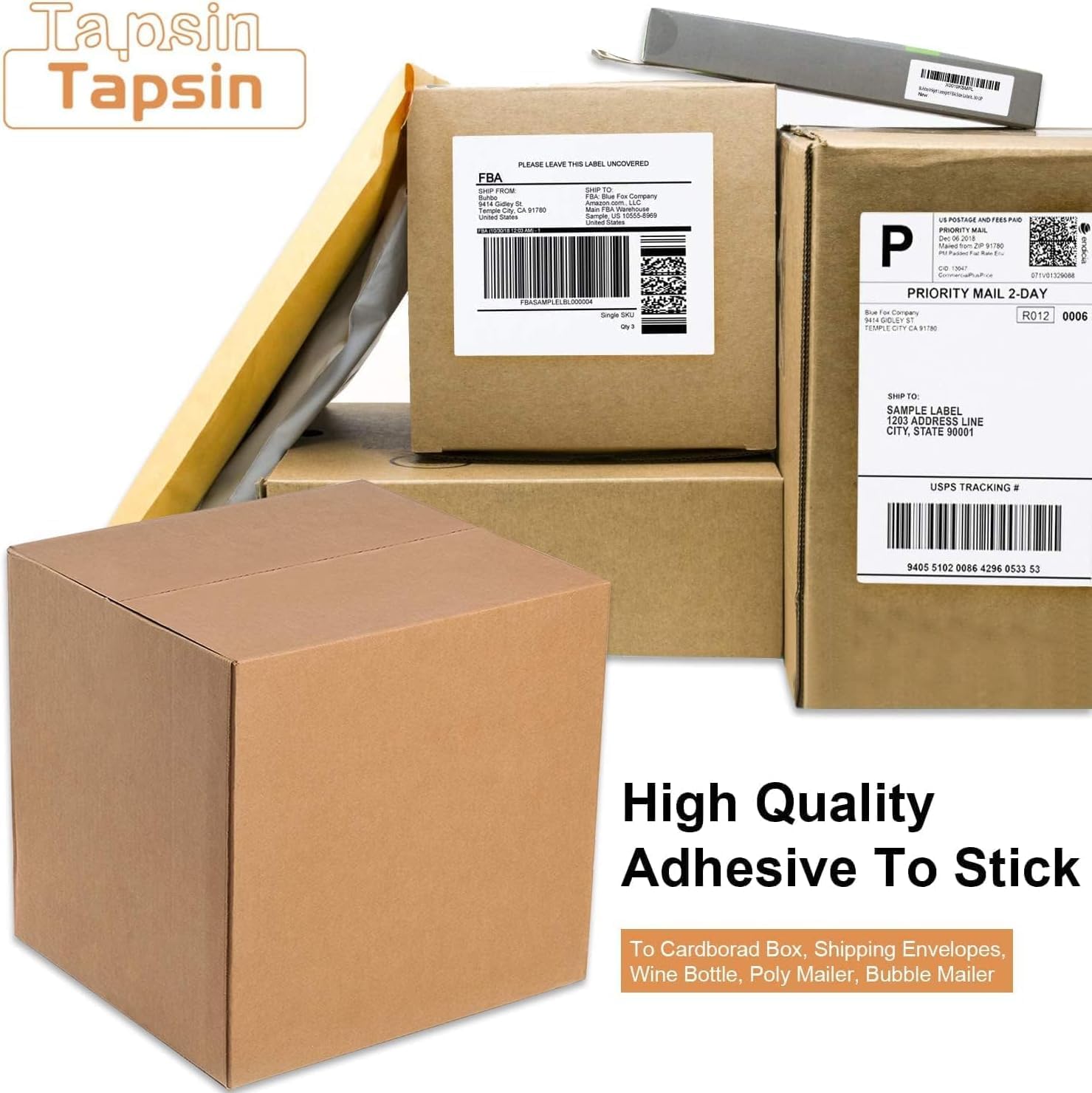 40 Sheets Sticker Labels Compatible Laser/Ink Jet Shipping Labels 1-up 8.5" x 11" Full Sheet Sticker Labels (40 Labels) - Image 5