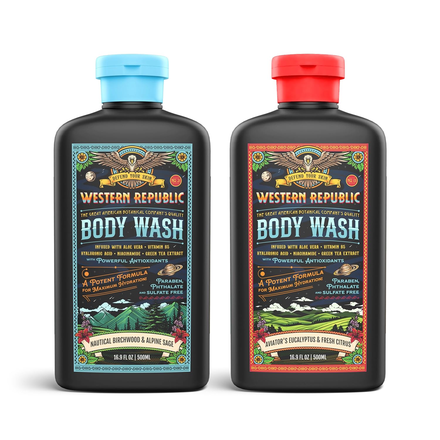 Men’s Body Wash | Nautical Birchwood & Alpine Sage Scent and | Hydrating & Anti-Aging Formula with Aloe, Niacinamide & Hyaluronic Acid (2 Pack) | Made in USA Men’s Body Wash | Nautical Birchwood & Alpine Sage Scent and | Hydrating & Anti-Aging Formula with Aloe, Niacinamide & Hyaluronic Acid (2 Pack) | Made in USA
