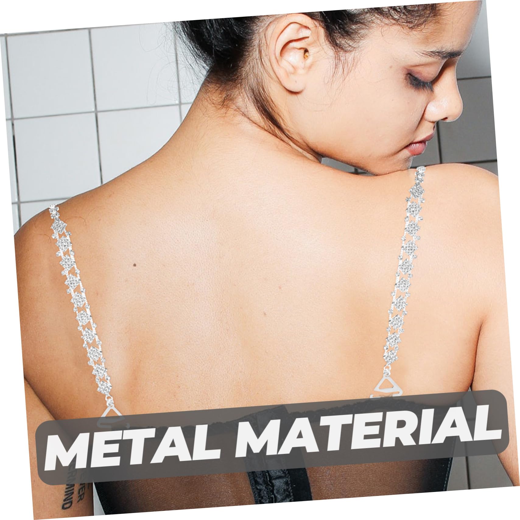 Homoyoyo Rhinestones De Invisible Y Ocasiones Especiales Ajustables Y Elegantes Perfectos