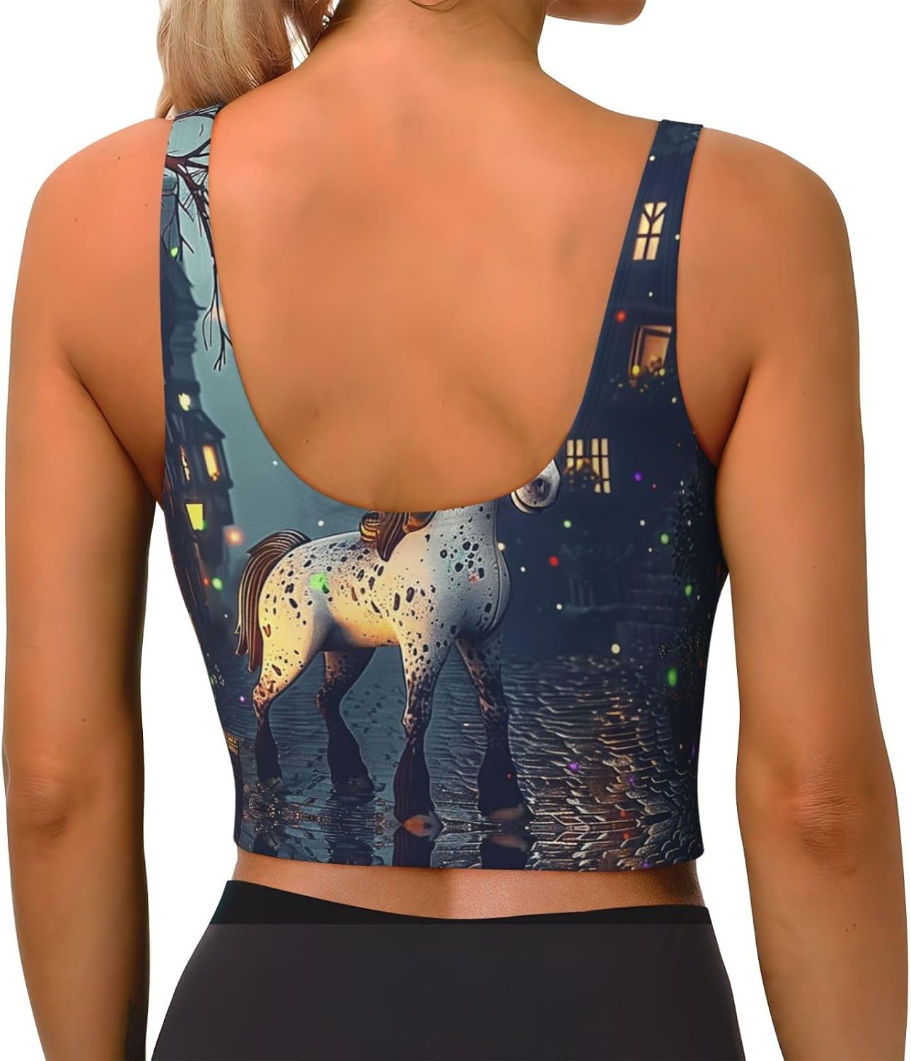 Unicorn Women's Sports Bras - High Support Workout Tops for Women