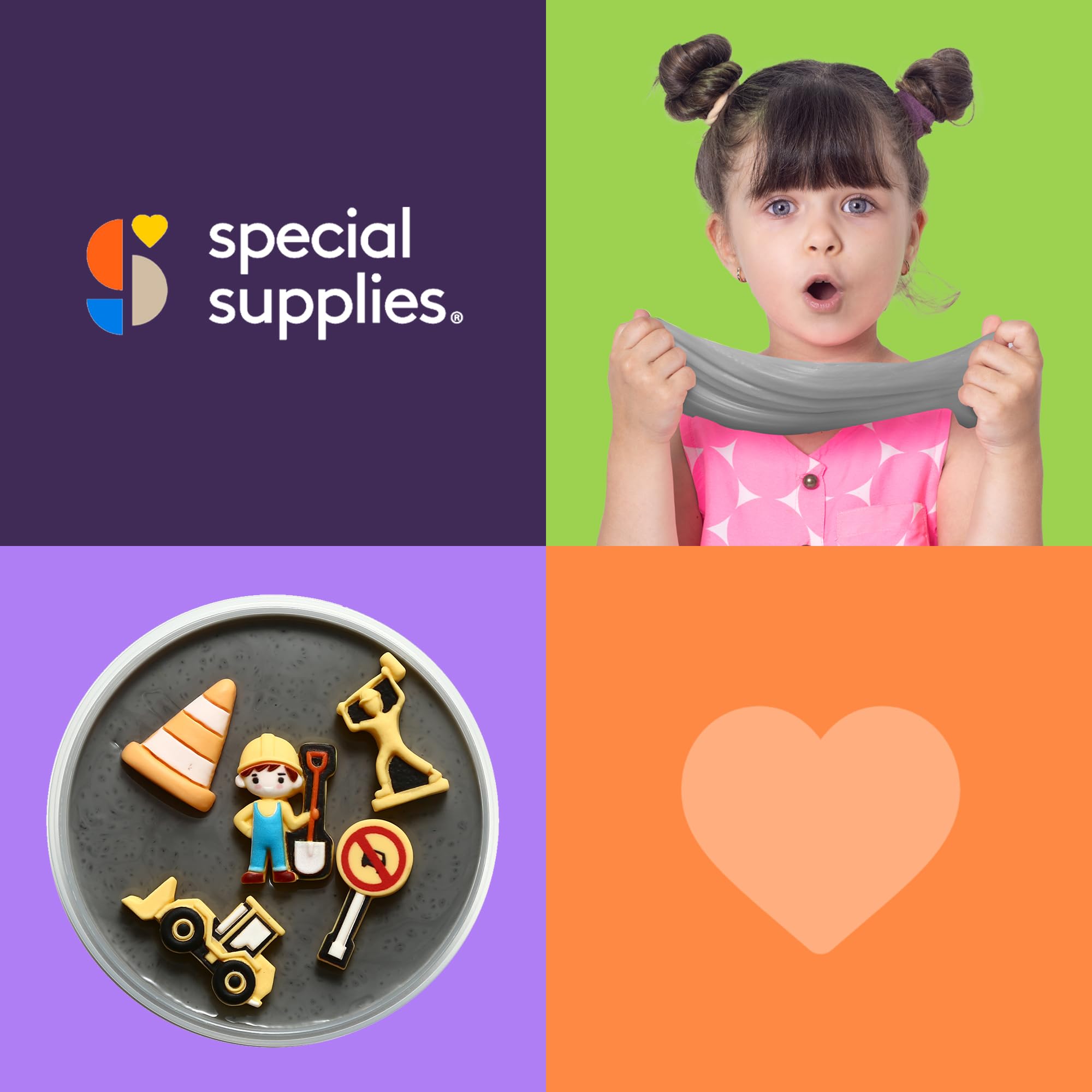 Special Supplies Sensory Therapy Putty for Kids and Adults with Cute Charms, Resistive Hand Exercise Stress Relief Therapy Putty (Construction) — Amazon image 9