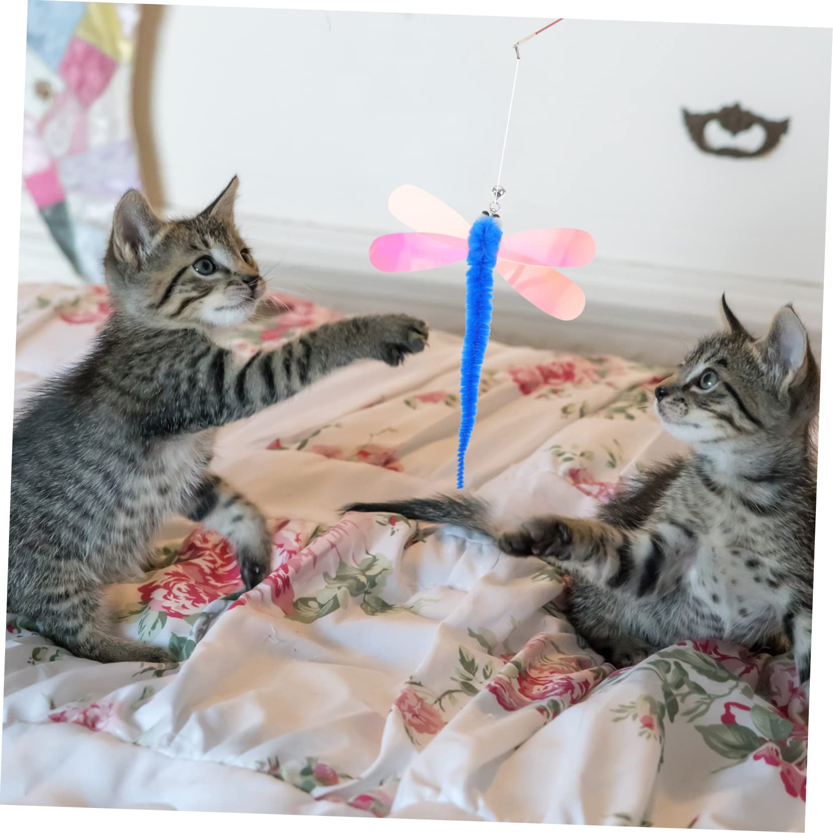POPETPOP 32 STK Katzenwurm Spielzeug Katzentrainer Spielzeug Kau Kätzchen-stäbchen Nachfüllpackung Für Katzenwurm Katze Spielen Haustier Plüsch Stock