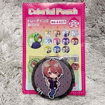 Amazon | カラフルピーチからぴち 缶バッジ ファミマコラボ うり