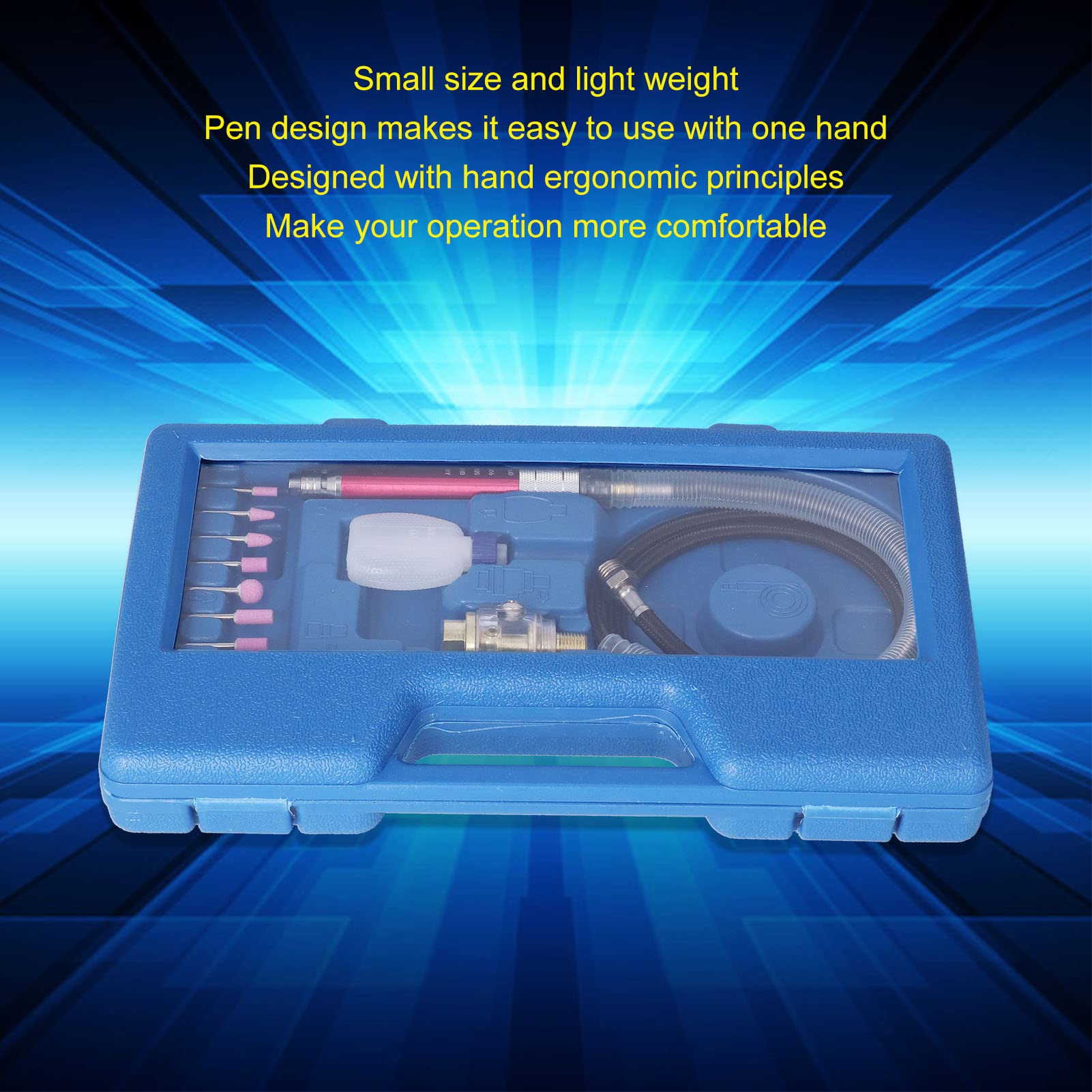 Kit Per Smerigliatrice Ad Aria Da 17 Pezzi, Strumento Per - Foto 2