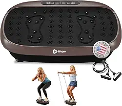 Lifepro Mini Compact Vibration Plate Exercise Machine, Whole Body Vibration Plate Platform, Vibration Plate Machine