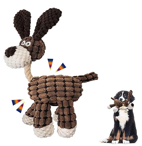 Cielbleu Juguetes para Perros -1 Piezas Squeaky Toy Juguetes Duraderos para Cachorros Perro Pequeño…