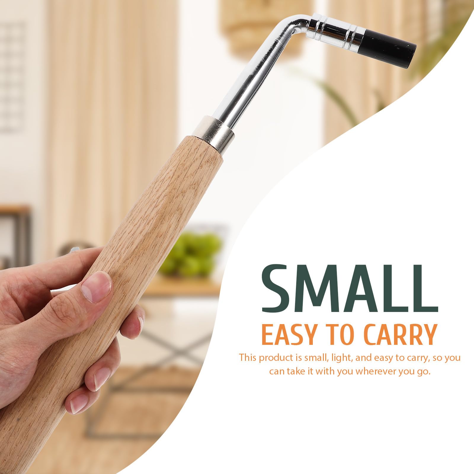 Llave de Piano Profesional de Metal y Madera para Afinación Precisa, Resistente y Confiable, Adecuado para Reparar Instrumentos de Cuerda como Piano y Cítara