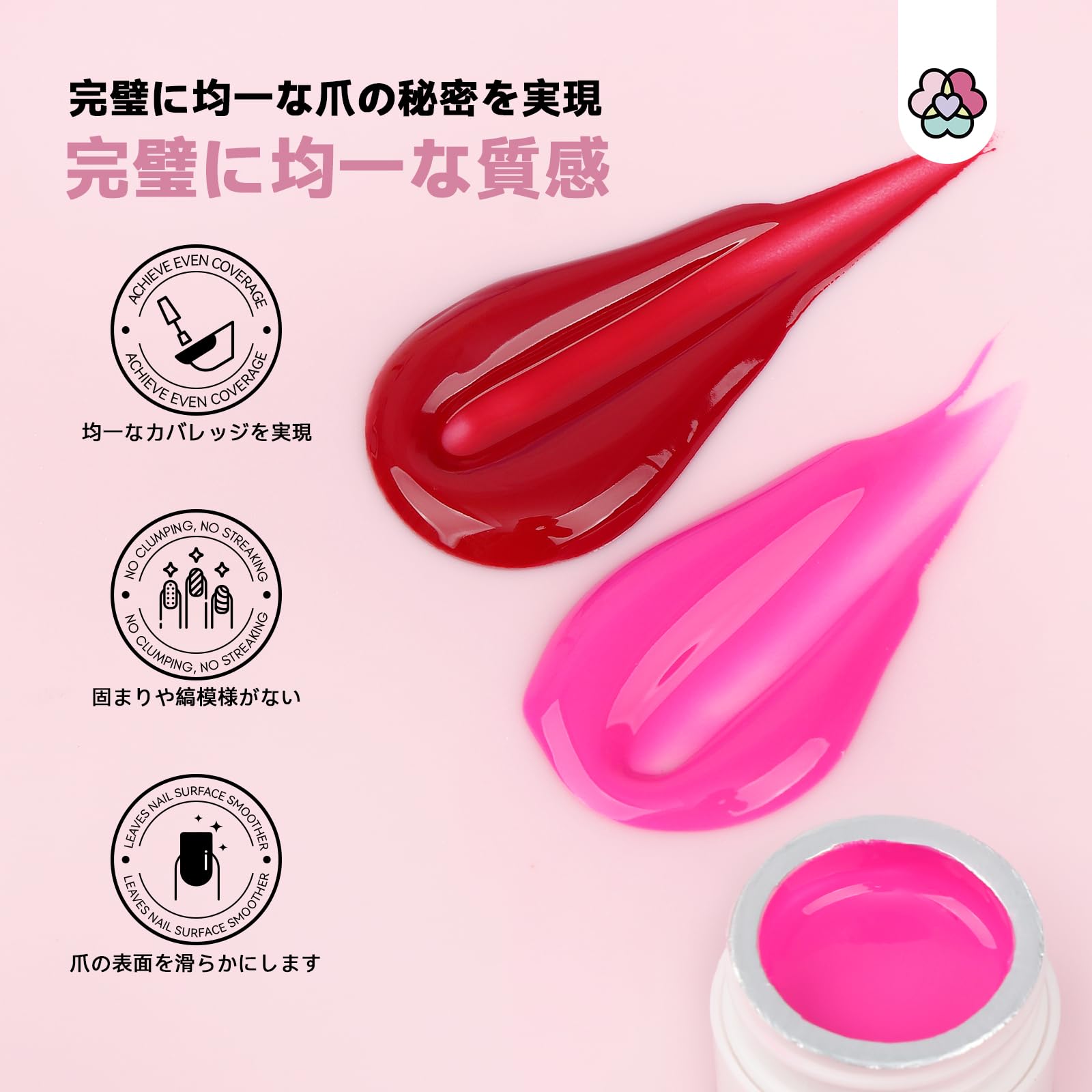 Amazon | SAVILAND 36色ジェルペネイルキット ネイルブラシ15本付き