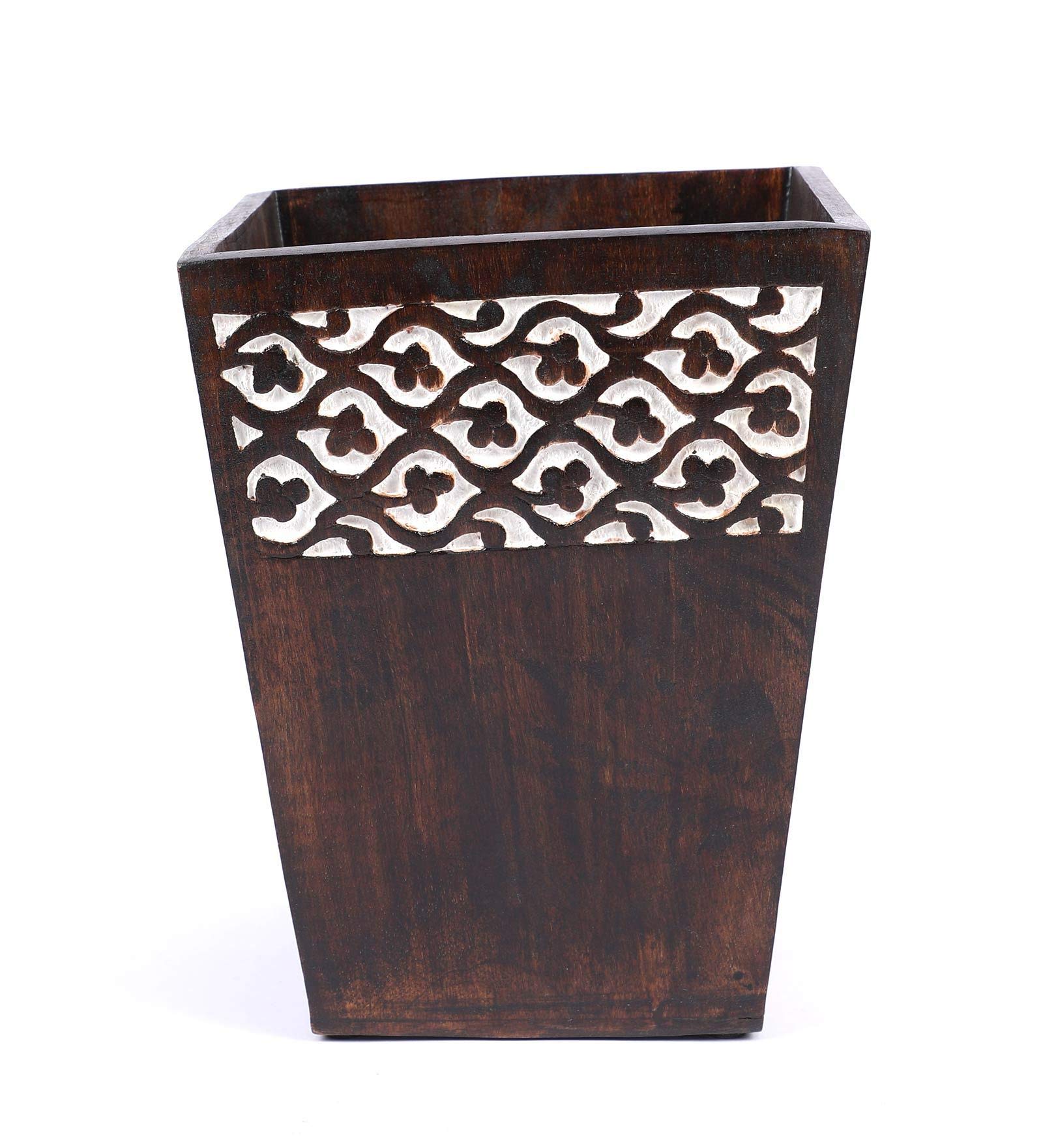 Elegant Wooden Paper Bin - THE URBAN STORE -2