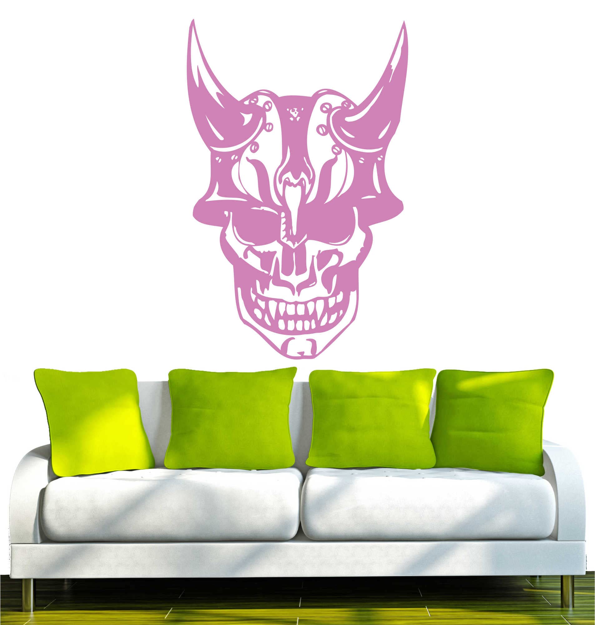INDIGOS UG Wandtattoo „Hüter Der Finsternis“ – 120x78 Cm, Lindgrün, Selbstklebend Für Glatte Oberflächen