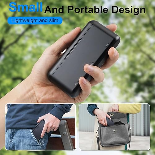 Miniatura 7 de Cargador de batería para GoPro HERO12HERO11HERO10HERO9 soporta carga inversa + 2 baterías compatibles con cámara original GoPro Hero 1211109