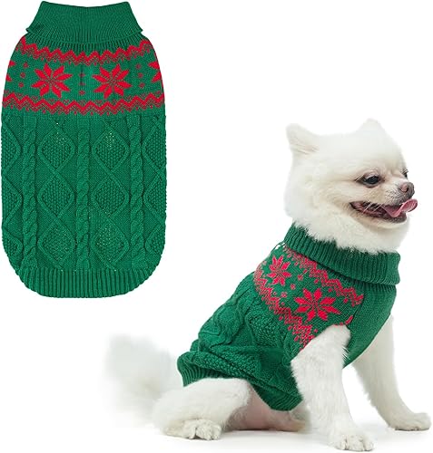 Miniatura 1 de Suéter cálido de invierno para perro, ropa para mascotas para clima frío, para perros pequeños, medianos y grandes, para interiores y exteriores,