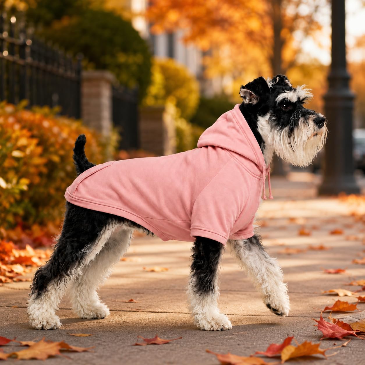 Ropa para Mascotas Ropa para Perros Abrigo para Perros Sudaderas Invierno Otoño Sudadera para Perros pequeños medianos de Gran tamaño 11 Colores 100% algodón 2018 Nuevo (L, Lotus Pink)