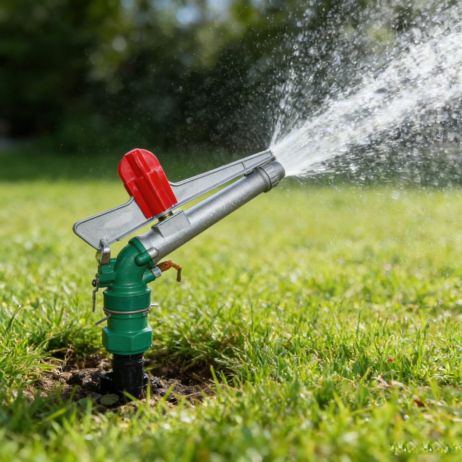 40 Irrigatori agricoli resistenti – Irrigazione a lungo raggio regolabile a 360° per fattoria, frutteto ad alta pressione
