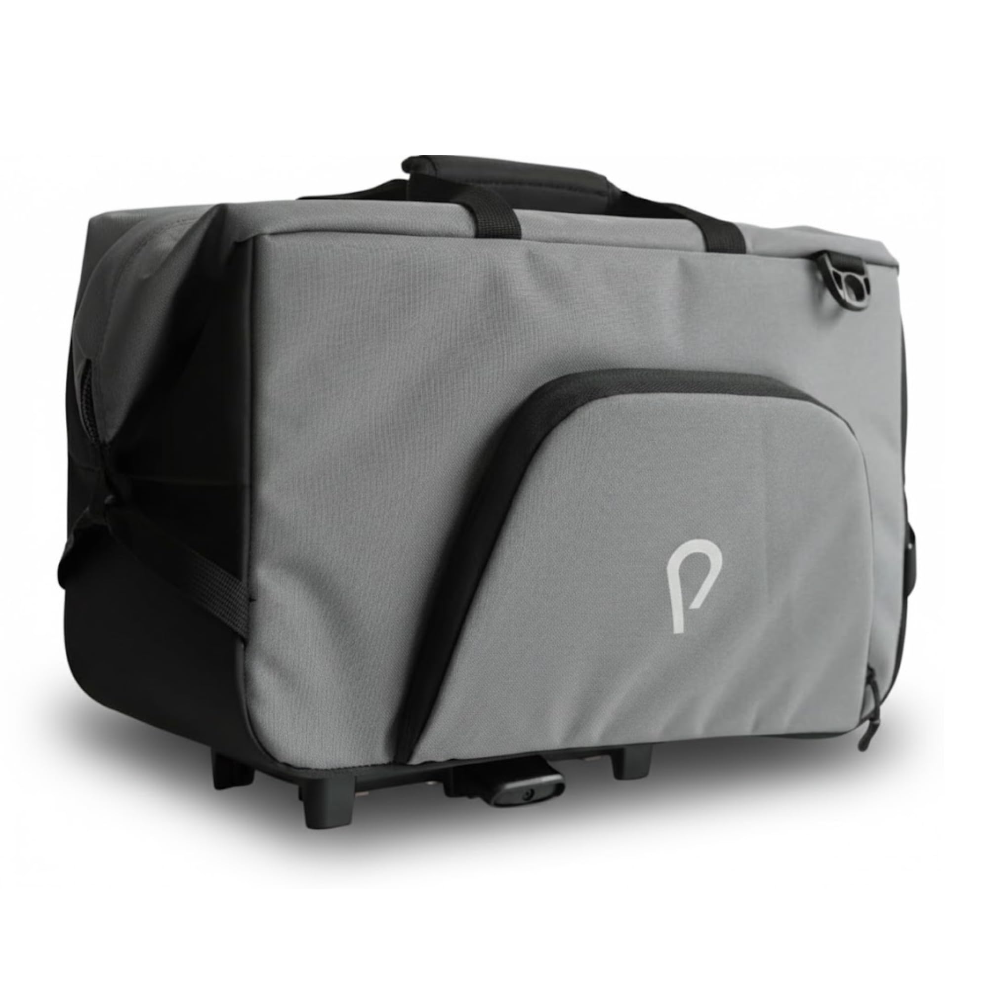 Vincita Big Nash Bike Trunk Bag,Universal Quick-Release Fit All Rear Racks with Expandable Panniers and Waterproof Rain Cover,Bicycle Commuter Bag Suitable for All Bicycles. (Grey, Big Nash)