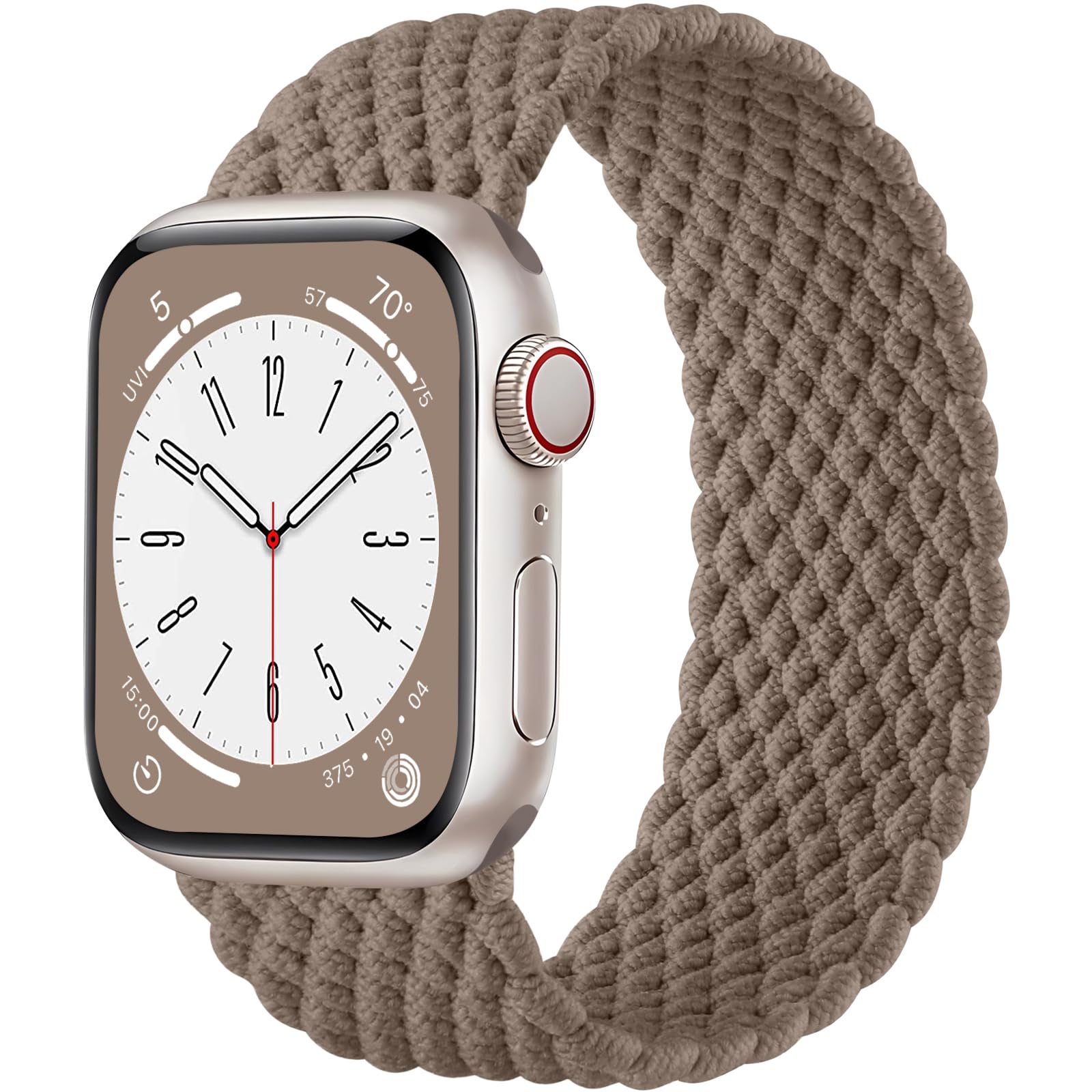 Zedoli Braided Solo Loop Bands Compatible with Apple Watch Band 38mm 40mm 41mm 42mm 44mm 45mm 46mm 49mm Women Men, Stretchy Nylon Sport Elastic Strap for iWatch Series 11 10 9 8 7 6 5 4 3 2 1 SE Ultra — view 19