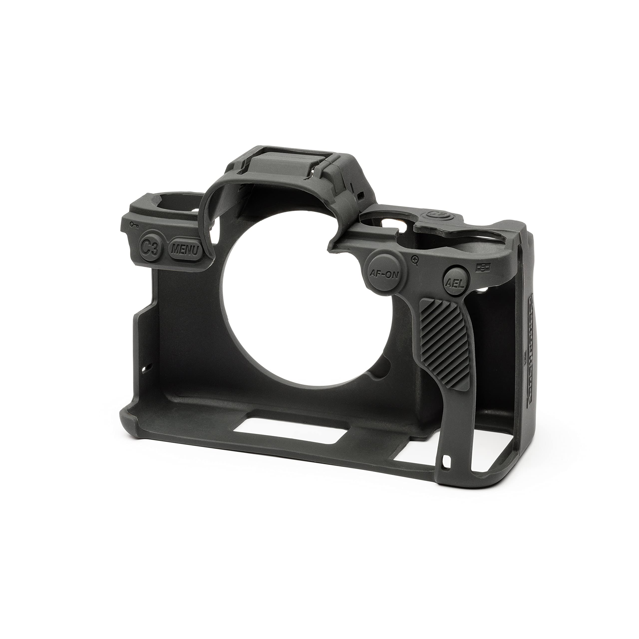 easyCover - Silikon Kameratasche - Schutz für Ihre Kamera - Sony A7 R5, A7 4, A7 R4, A1 - Schwarz