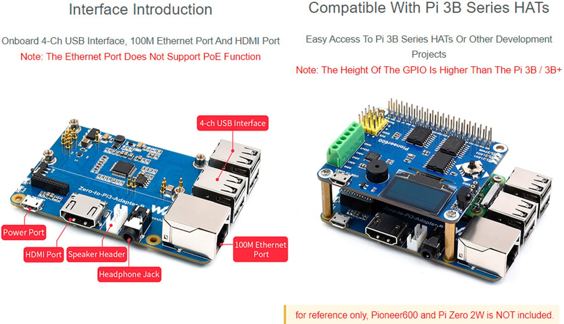 ベアボーン・キット Raspberry Pi 3 Model B , Zero etc Amazon.com: Raspberry Pi Zero 2W to Pi 3B/3B+ Adapter, Based