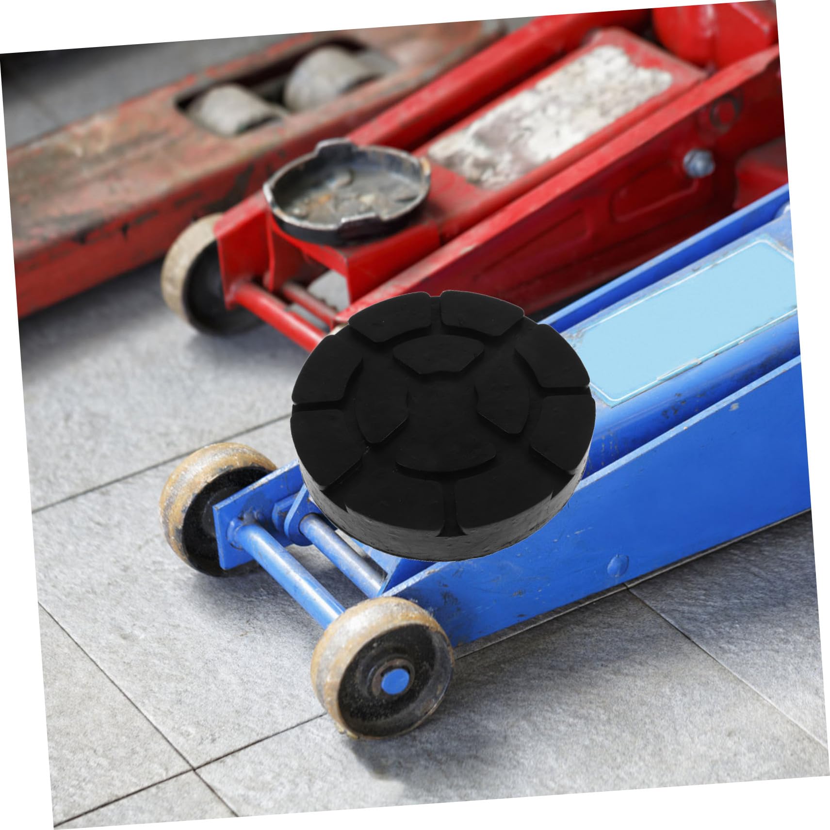 Wagenheberadapter Gummi für Hebebühne und Auto Schwarz