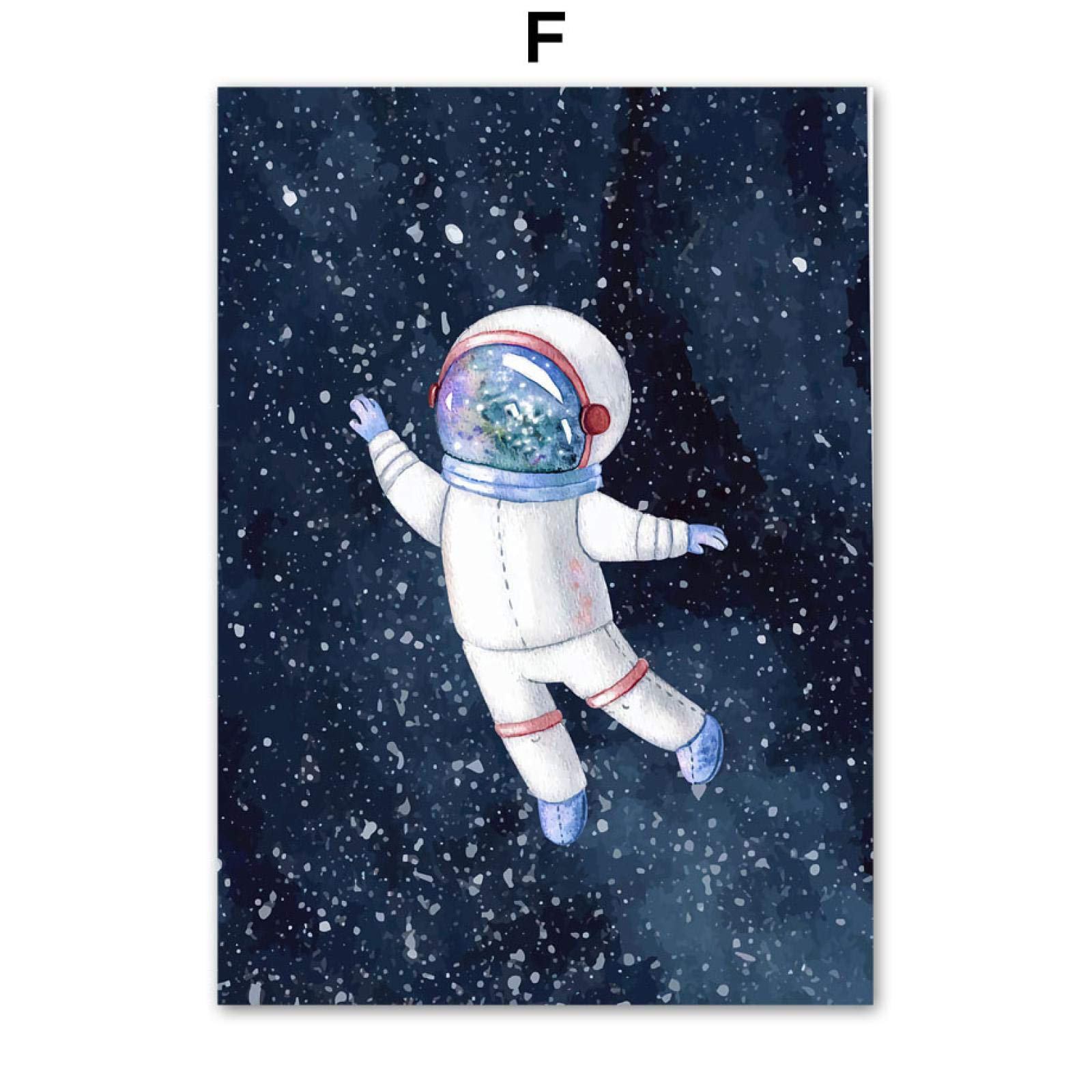 Amazon.co.jp: ポスターとプリント宇宙宇宙飛行士惑星ロケット