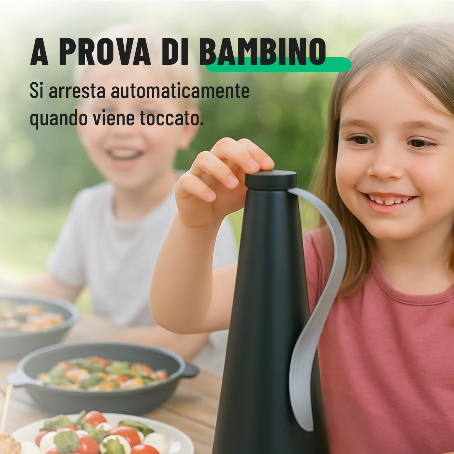 greate 2x ventilatore repellente anti-insetti da tavola a batteria - scaccia mosche da tavolo senza chimica e senza rischio di lesioni - repellente mosche