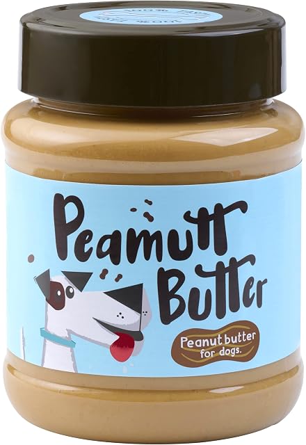 Peamutt Dog Peanut Butter | 340 g | No Sweeteners | Dog Friendly Texture | Perfect Dog Treat