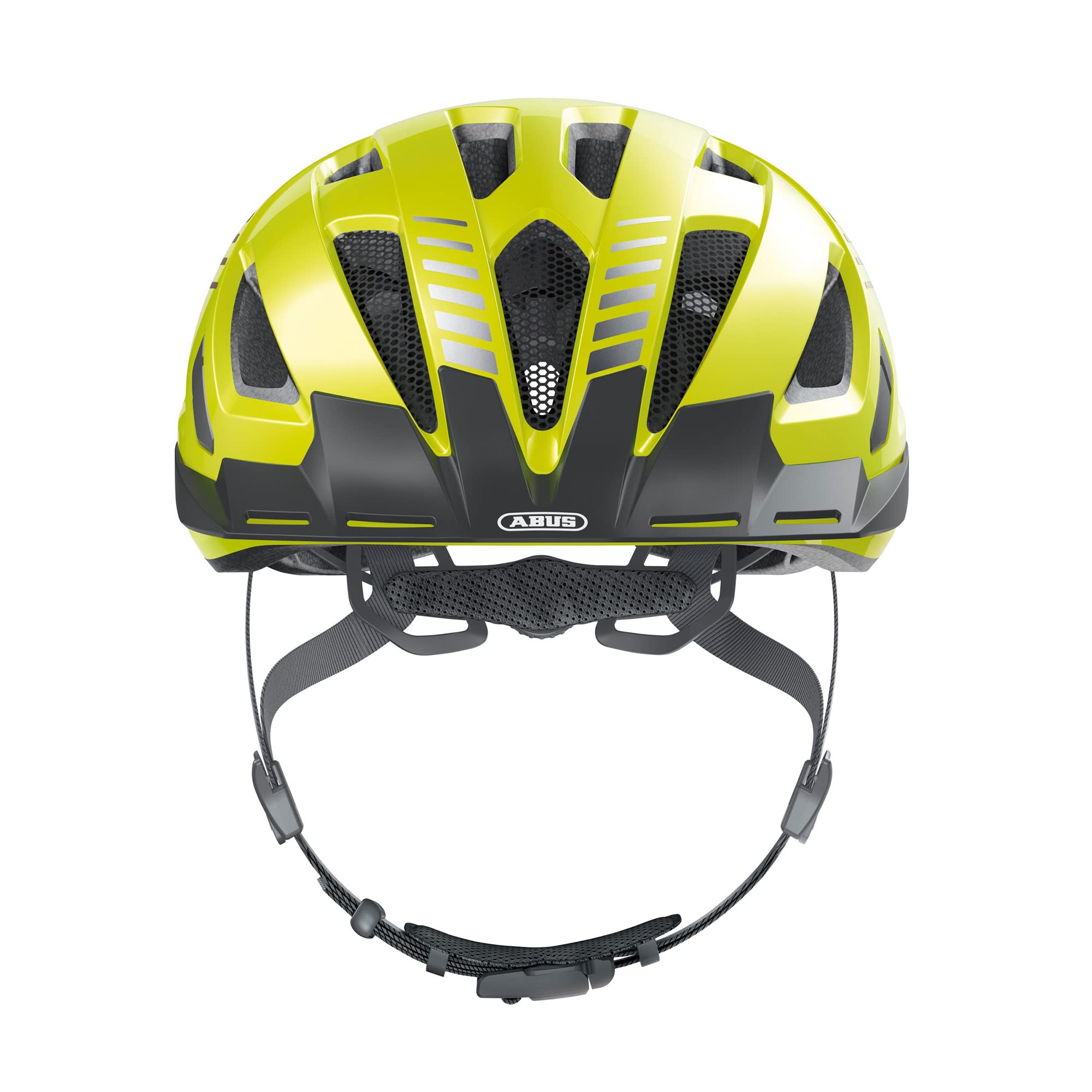 ABUS Urban-I 3.0 city helmet - casco da bici con luce posteriore, visiera e chiusura magnetica - per uomini e donne