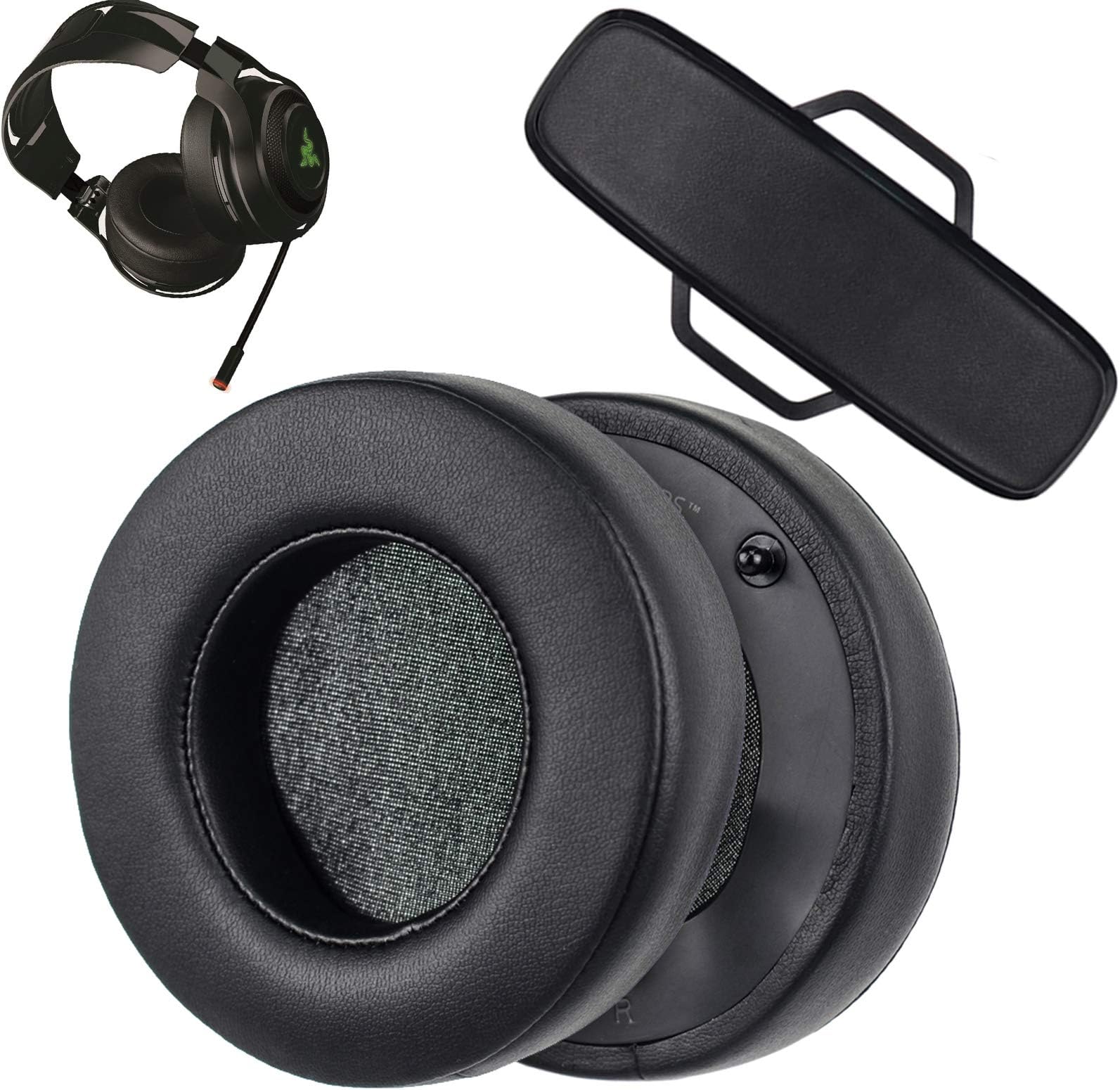 ManO'War Ohrpolster Ersatz OhrKissen kompatibel mit Razer ManO'War 7.1 ...