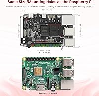 Vista 3 de BIGTREETECH Pi Tablero de control 64bit Quad Core, 1 GB DDR3L 40 pines GPIO compatible con SKR MINI E3 V3.0/Octopus V1.1/Pro, SKR V1.4