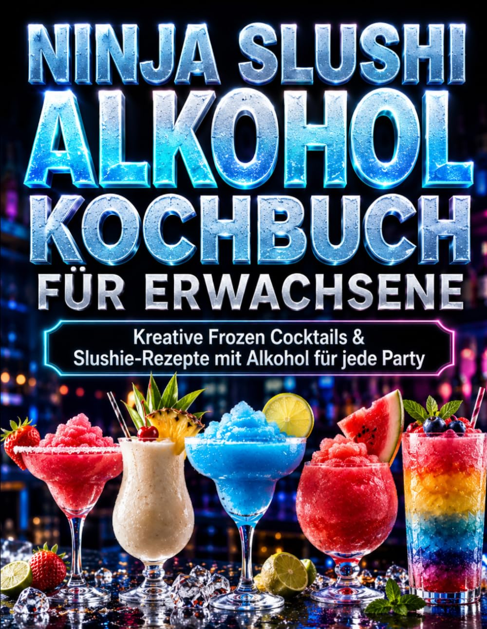 Ninja Slushi Alkohol Kochbuch für Erwachsene: Kreative Frozen Cocktails & Slushie-Rezepte mit Alkohol für jede Party