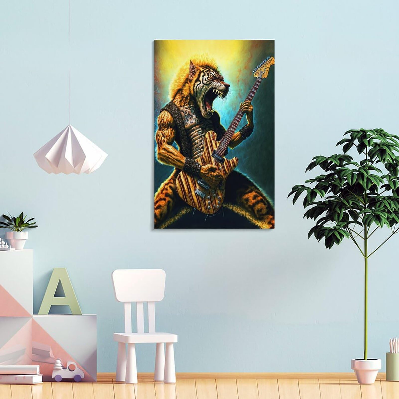 Impresión sobre lienzo de músico pop, decoración de pared para salón, habitación infantil, niña o niño, regalo de cumpleaños, 40 x 60 cm