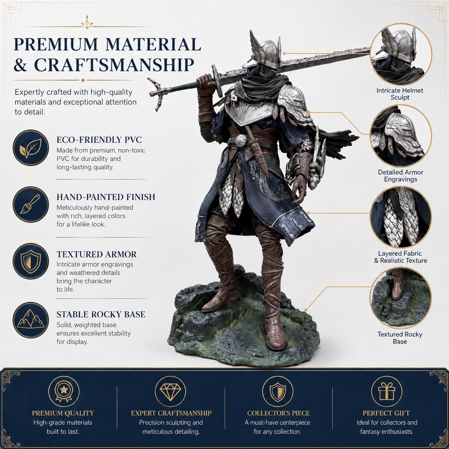 Eldens Ring Nightreign Tracker Figurine Articulée de 24 cm