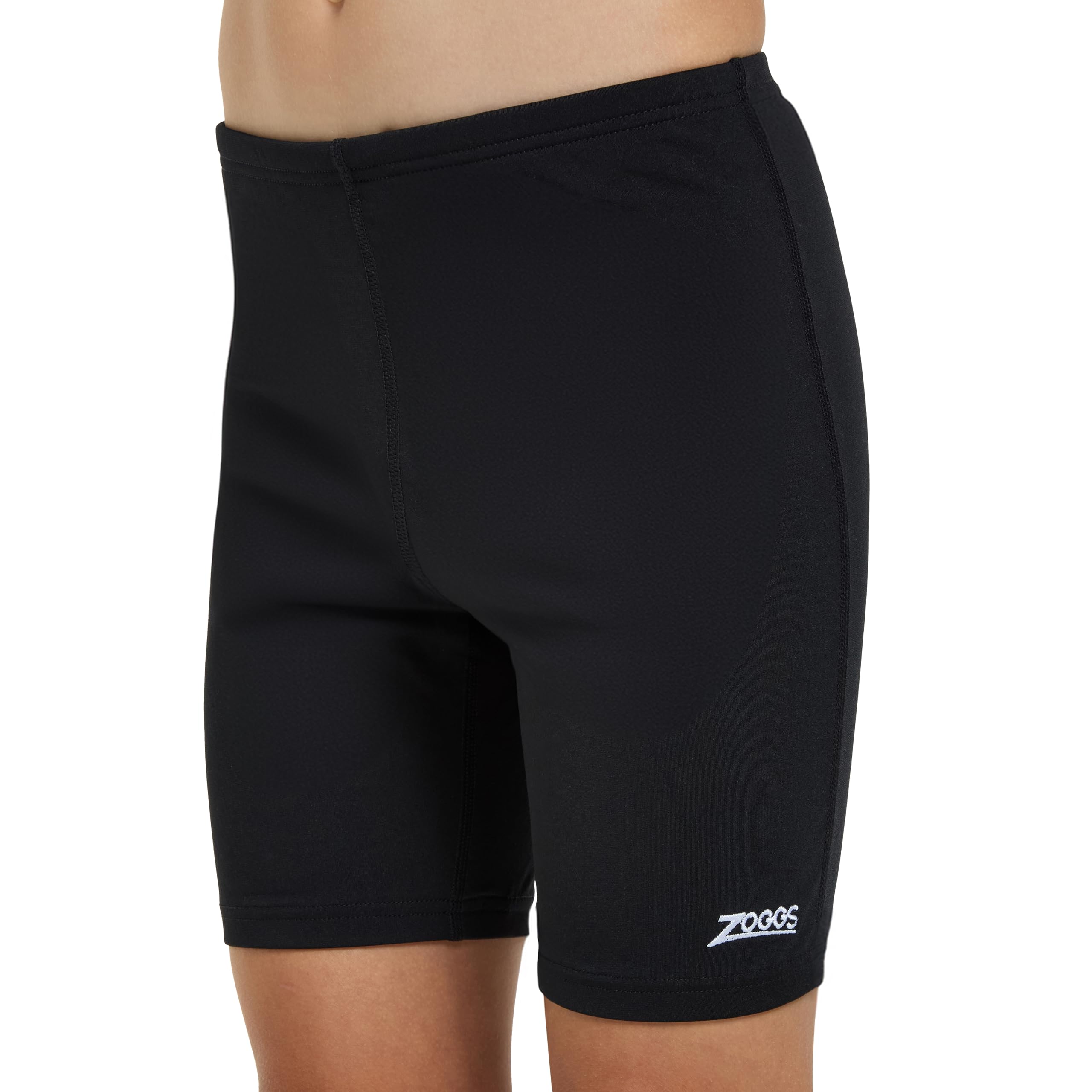 Zoggs Boy's Cottesloe Mid Jammer Swim Trunks, Black, 12 Years
