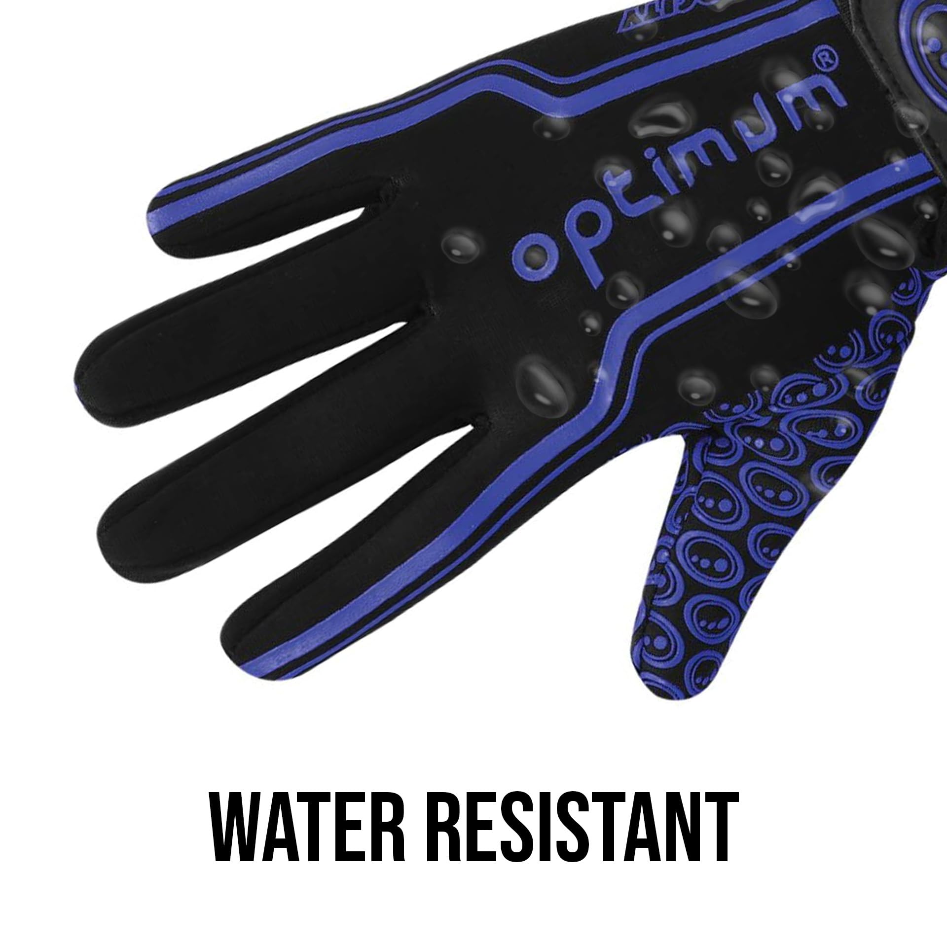 Guanti Termici Optimum Velocity Per Rugby E Sport Invernali - Imbottiti, Con Presa Migliorata E Chiusura In Velcro - Foto 2