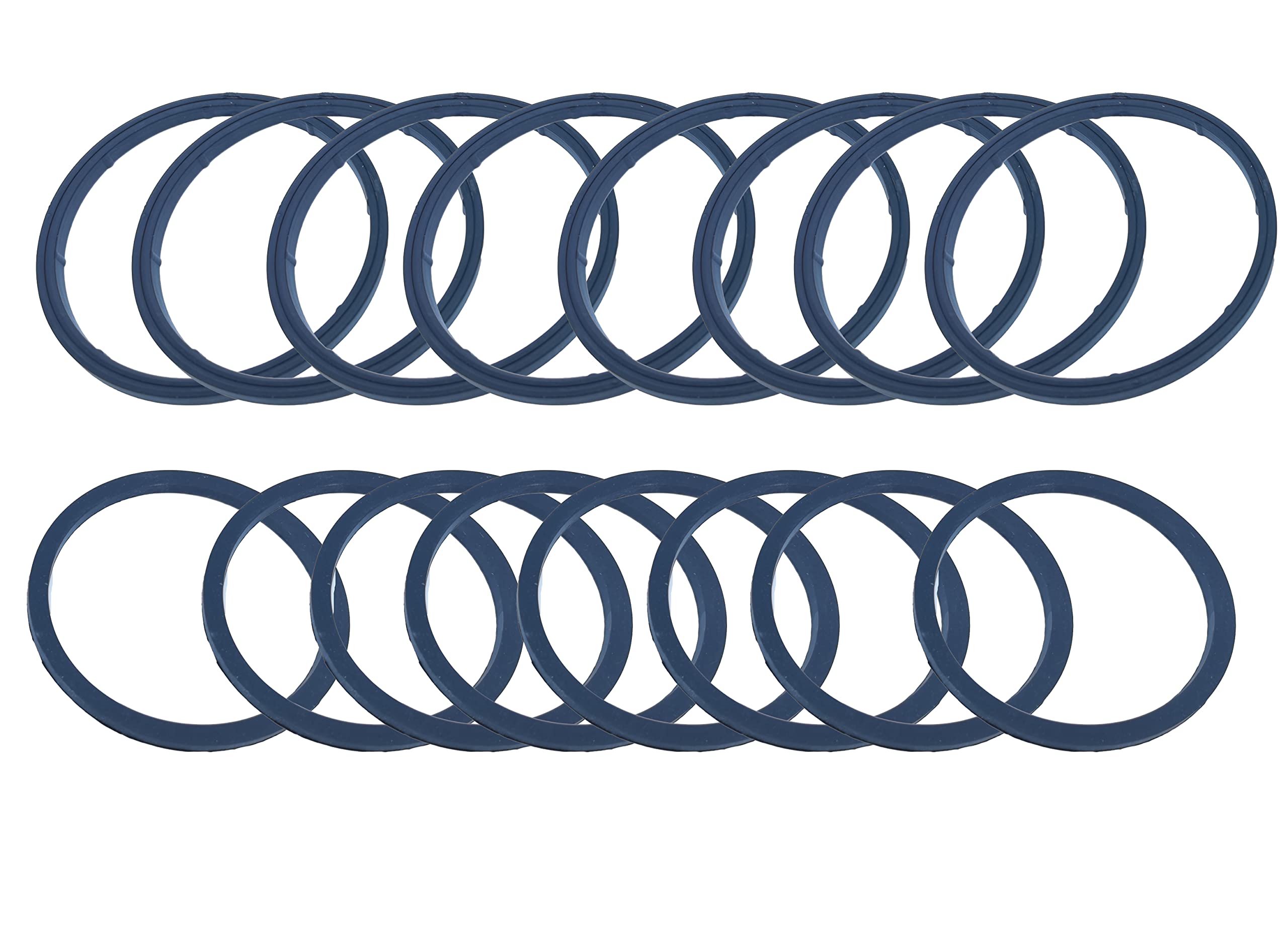 deawater16pcs RV Sewer Hose Replacement Gaskets - Equivalent to 39834 - Rubber Seal Fittings for Camco RhinoFLEX/Revolution/Easy-Slip