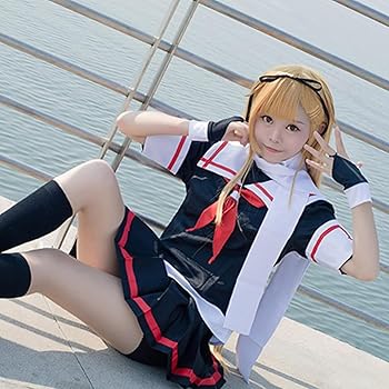 Amazon.co.jp: 艦隊これくしょん 艦これ 夕立 夕立改二 コスプレ衣装