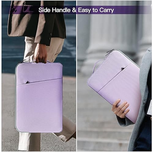 Miniatura 8 de Funda para laptop de 17 pulgadas, con acolchado protector a prueba de golpes y resistente al agua, con asa para HP Envy 17  Pavilion 17, Dell Lenovo