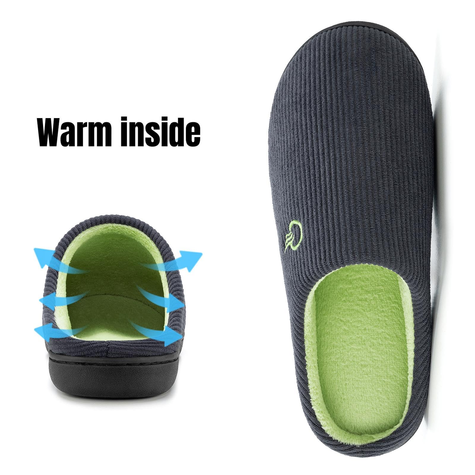 Mishansha Pantofole Uomo in Memory Foam da Donna Pantofole Morbide e Calde per la Casa Taglia 36-47 EU