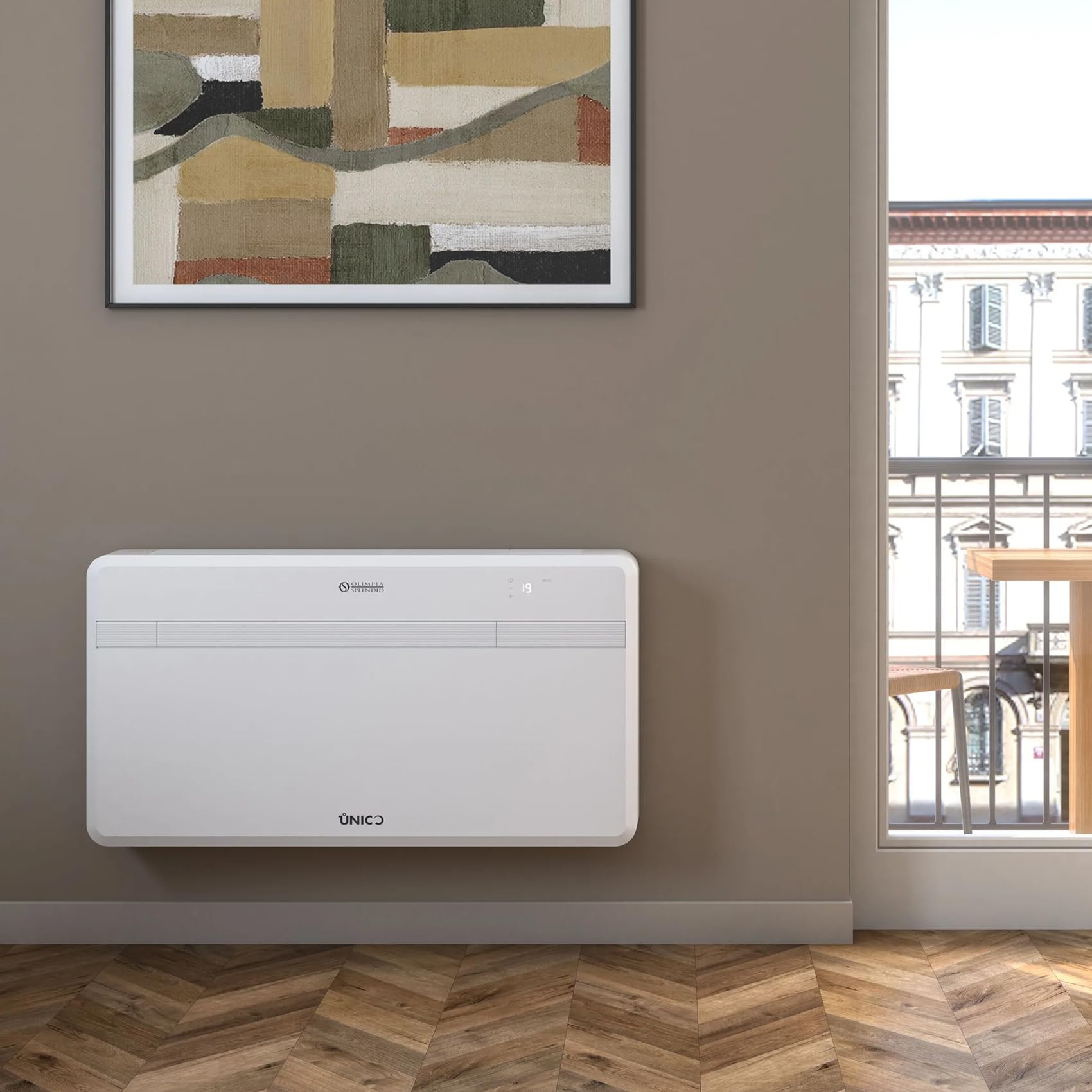 Olimpia Splendid Climatiseur Sans Unité Exterieure Unico Evo 25 Hp Pvan Inverter R290, WiFi Integre, Reversible Chaud Froid, Pompe a Chaleur Monobloc, 02455