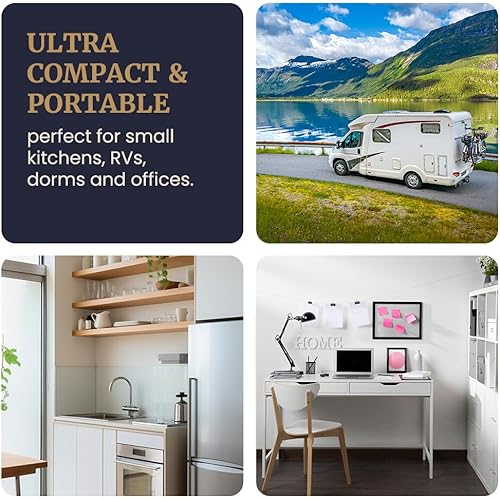 Miniatura 9 de Elite Gourmet EIND57BL - Placa de inducción digital SlimStore, controles táctiles, tapa de vidrio de cerámica, 10 niveles de potencia, temperaturas