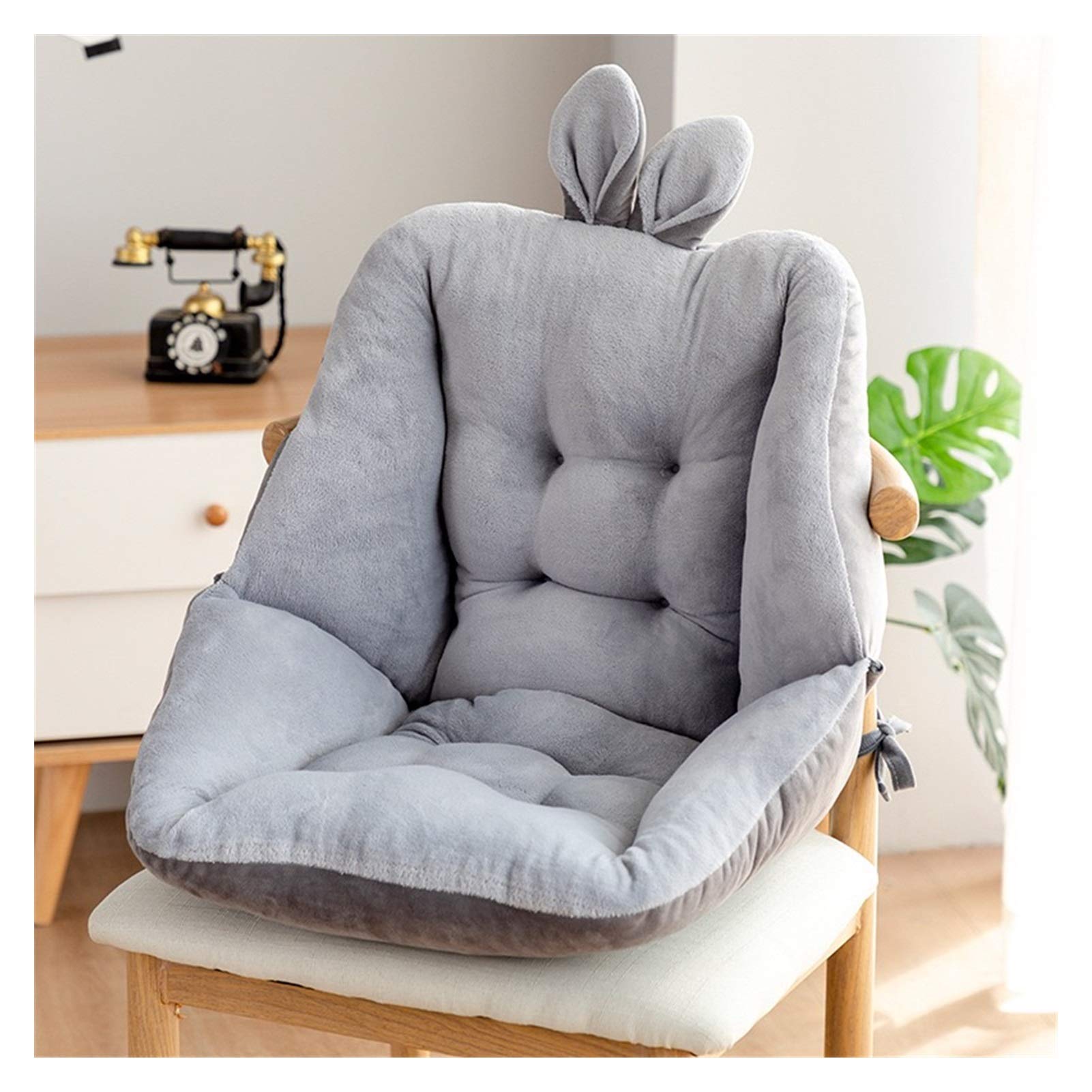 Cuscino di supporto for lo schienale, cuscino for sedia, cuscino for sedile, cuscino for la lettura, cuscino for sedile semi-chiuso Cuscino for sedile con schienale sedentario for ufficio (Color : B,