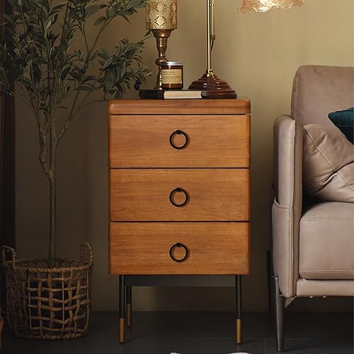 Miniatura 3 de RZDEAL 8 tiradores de latón macizo de 2.0 x 1-78 pulgadas para cajones de aparador, tiradores de anillo de muebles, tiradores de gabinete de cocina